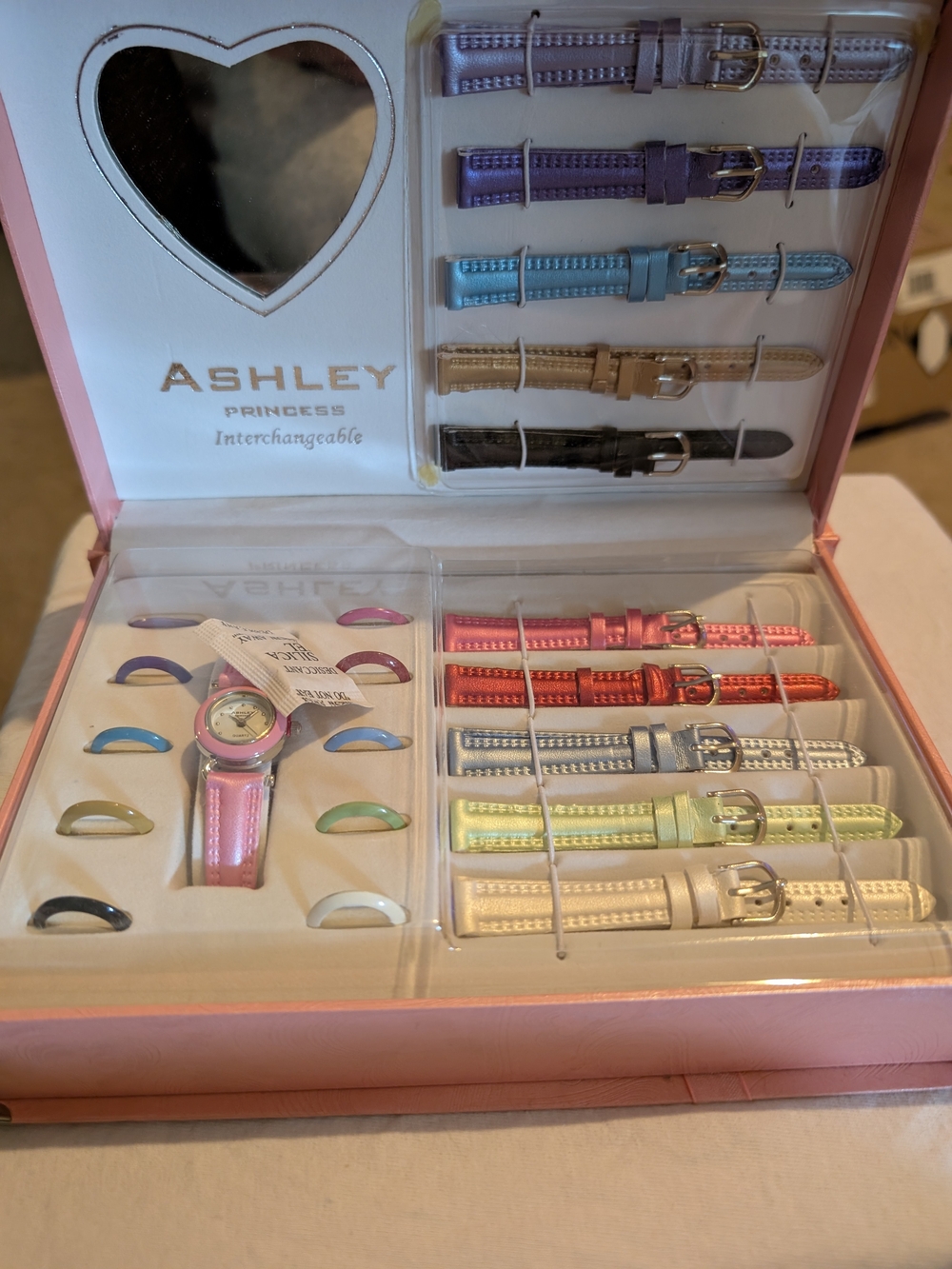 Ashley By 26 International Interchangeable Watch Set - Pink